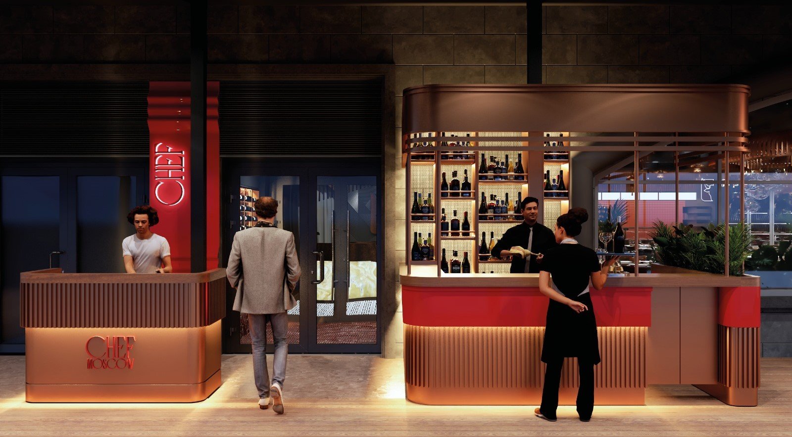 CHEF GROUP TERRACE MOBIL BAR
